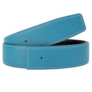 3236 Men's Replacement Belt Strap Cowhide Genuine Leather Light Blue